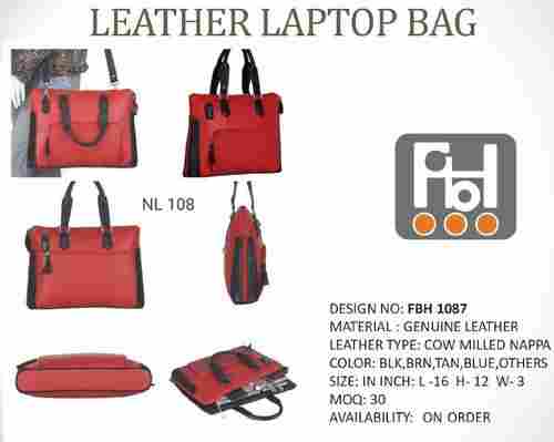 Nappa Leather Laptop Bag