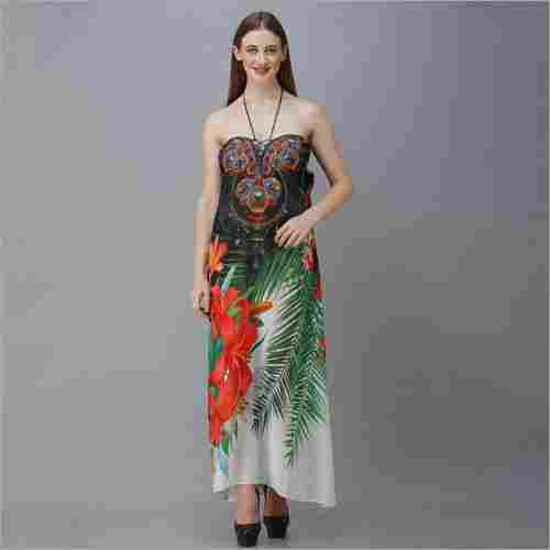 Ladies Printed Beachwear Dress