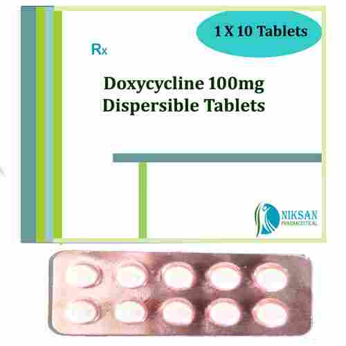 Doxycycline Dispersible 100Mg Tablets