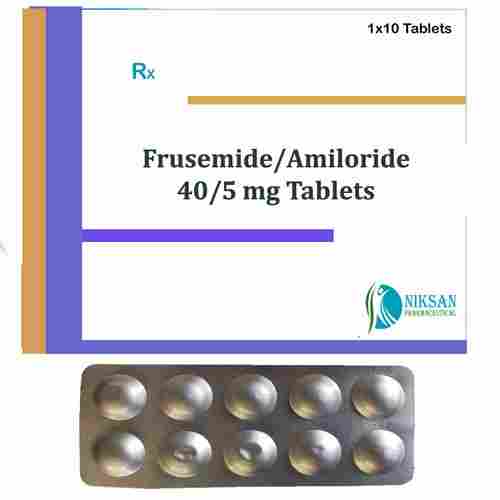 Frusemide 40 Mg Amiloride 5 Mg Tablets