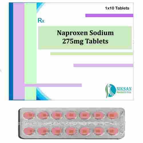 Naproxen Sodium 275mg Tablets