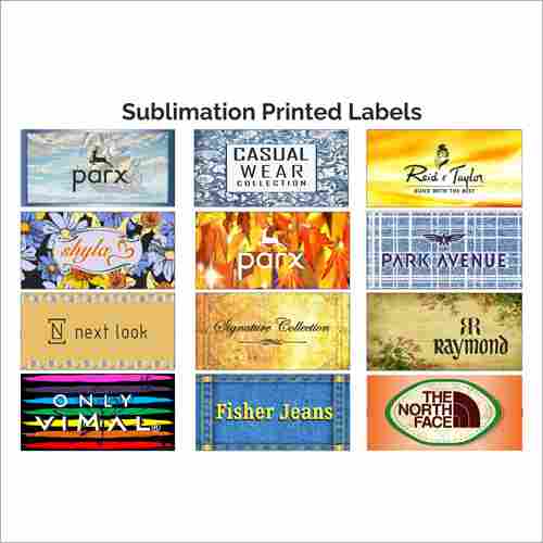 Sublimation Printed Labels