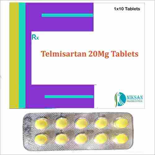 Telmisartan 20 Mg Tablets