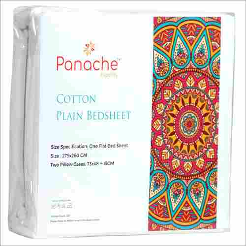 Cotton Plain Bed Sheet