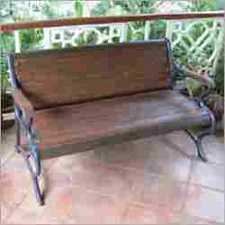 GRP Wrought Iron finish Outdoor Bench