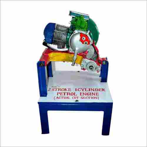 Single Cylinder Two Stroke Petrol Engine Actual Cut Section Model
