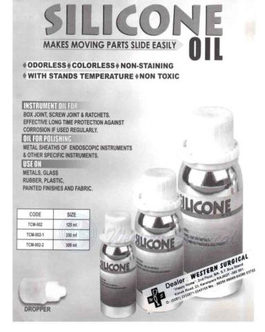 Slicone Makes Moving Parts Slide Easily Oil