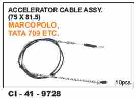 Accelerator Cable Assy Marcopolo Tata 709