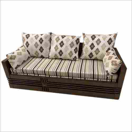 Wooden Sofa Cum Bed with Storage