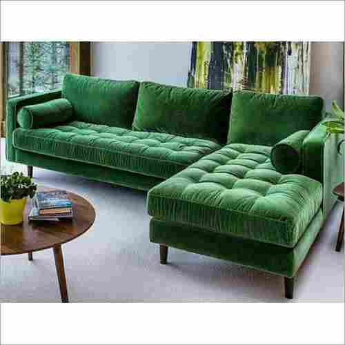 Green L Shape Sofa Set