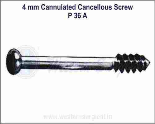 4 mm Cannulated Cancellous Screw