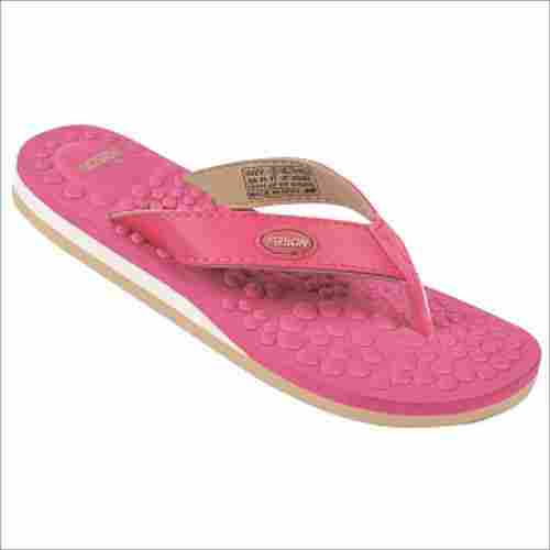 4x7 Inch Ladies Pink Slippers