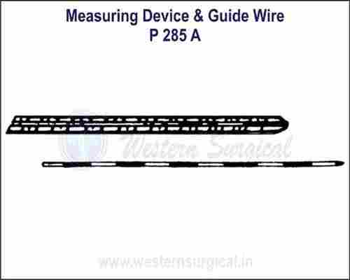 Measuring Device & Guide Wire
