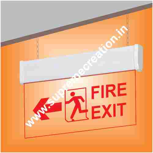 Fire Exit Sign Light