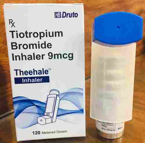 Tiotropium bromide inhaler 9 mcg.