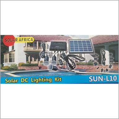 Black Domestic Solar Dc Lighting Kit