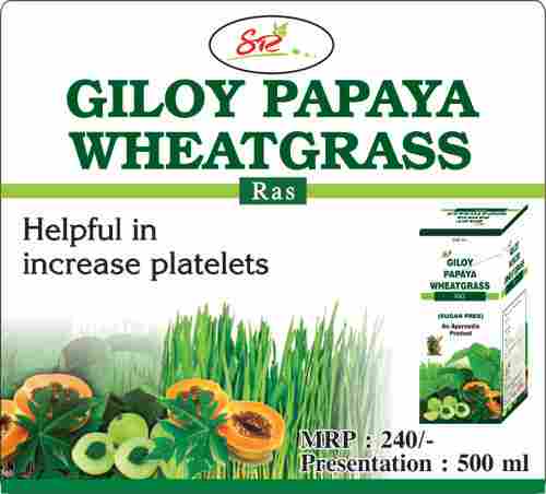Giloy Papaya wheatgrass