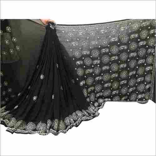 Chikankari Georgette Saree