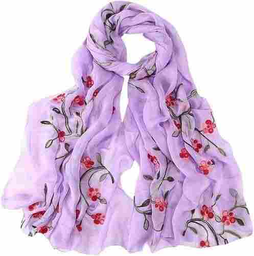 Chiffon Embroidered Scarves Manufacturer