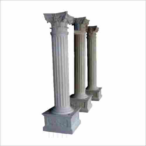 White GRC Column