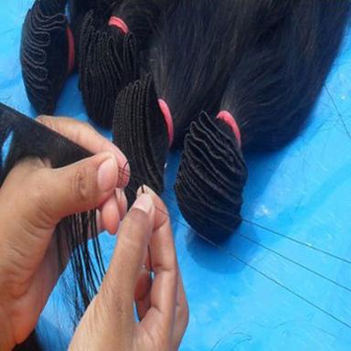 Natural Black Human Hair Extensions Application: Household