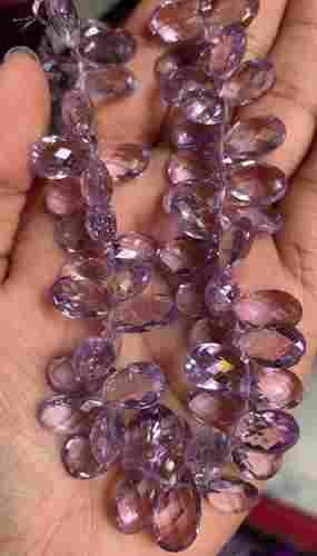 AAA amethyst side drilled pear faceted beads,top quality amethyst drops briolette