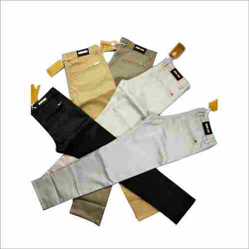 Mens Plain Cotton Trousers