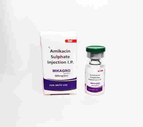 Amikacin Sulphate 500 Mg Injection (Mikagro-500 Inj)
