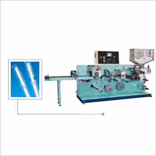 Individual Straw Packing Machine With 4 Side Sealing By OPP Film