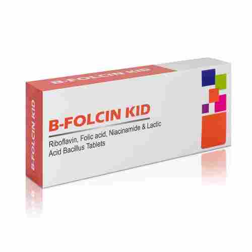 Riboflavin,Folic Acid,Niacinamide,Vitamin B12 Tablet With Lactic Acid Bacillus
