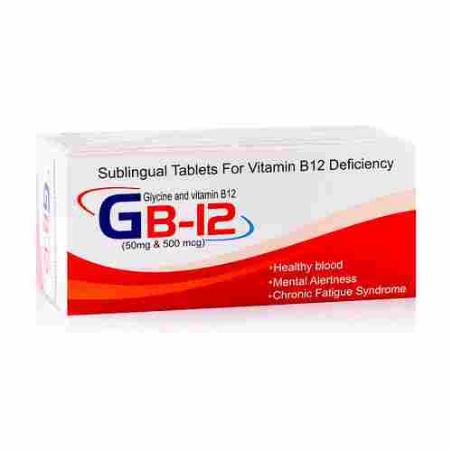 Glycine & Vitamin B12 50 mg/500 mcg