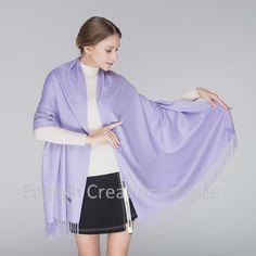 Purple Silk Cashmere Shawls