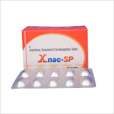Aceclofenac - Paracetamol & Serratiopepetidase Tablets Storage: Cool And Dry Place