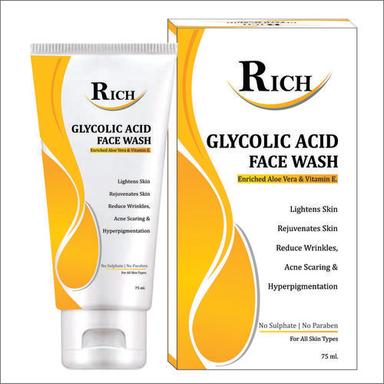 Private Label Glycolic Acid Face  Wash  Manufacturing Ingredients: Herbal Extracts