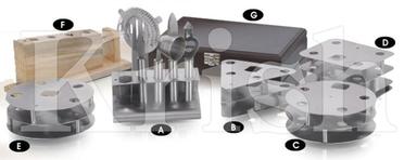 As Per Requirement Bar Tool Set In Different Stands - 7 Pcs