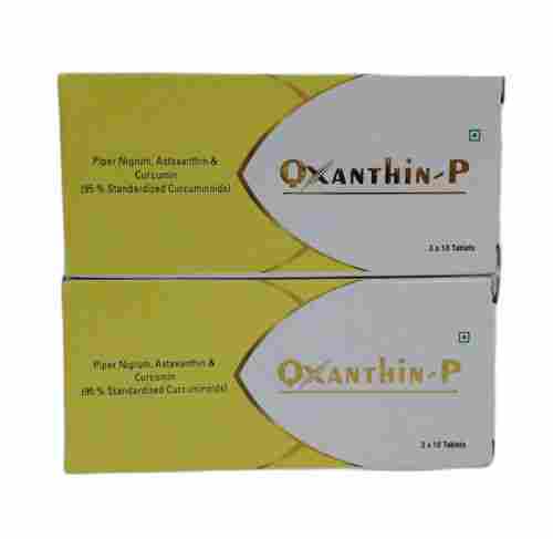 Piper Nigrum Astaxanthin And Curcumin Tablet