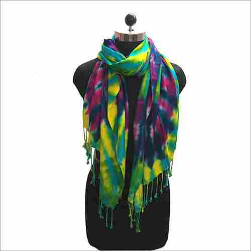 Ladies Colourful Tie and Dye Stole