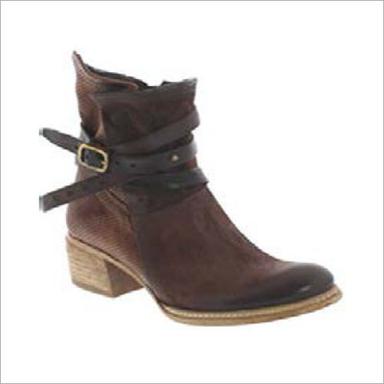 Ladies Buckle Strap Boots