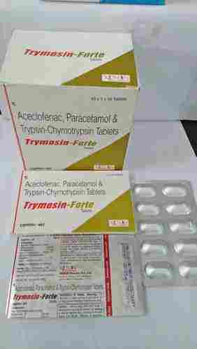 Aceclofenac Paracetamol And Trypsin-Chymotrypsin Tablets