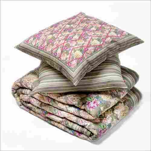 Designer Quilt And Cushion Cover Set