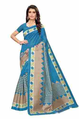 new big border mysore silk kalamkari  saree