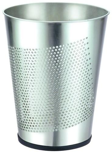 Stainless Steel Oval Dustbin- Perforated