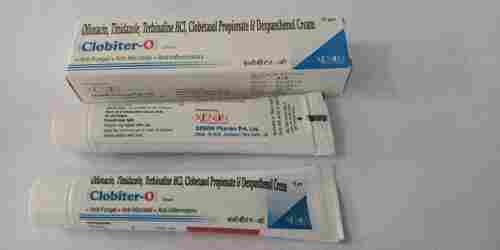 Ofloxacin Tinidazole Terbinafine HCl Clobitasole Propionate and Depenthenol Cream