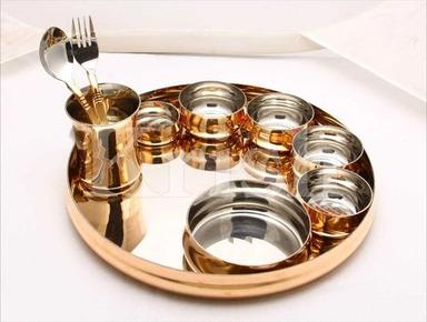 Stainless Steel 10 Pcs Buffet Set - Copper Liner