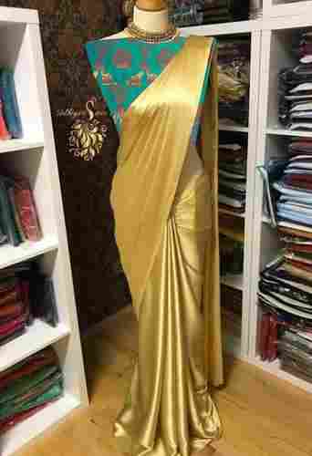 Superhit Satin Design With Jaquard Blouse