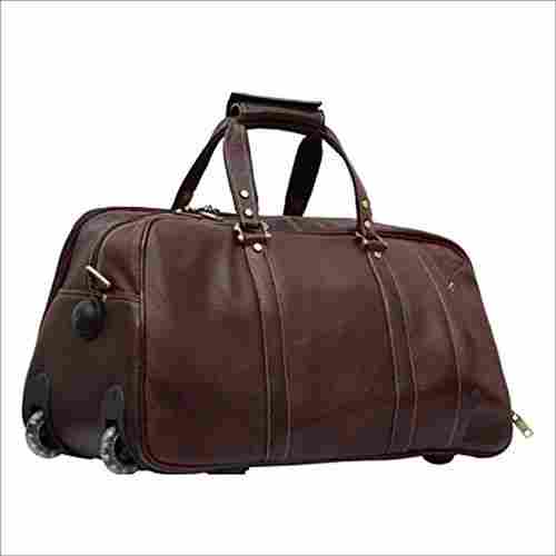 Plain Leather Luggage Bag