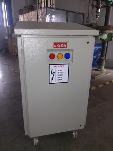 10 Kva Adroit Make Three Phase Step Down Isolation Transformer Outdoor Model Coil Material: Copper Core