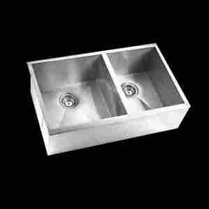 Double Bowl Straight Board Sink