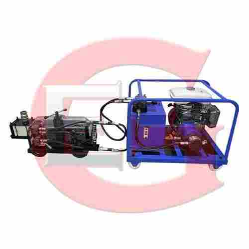 Hydraulic Cable Blowing Machine Set Up