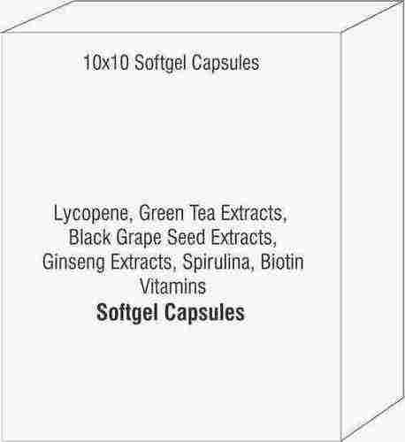 Lycopene Green Tea Extracts Black Grape Seed Extracts Ginseng Extracts Spirulina Biotin Vitamins